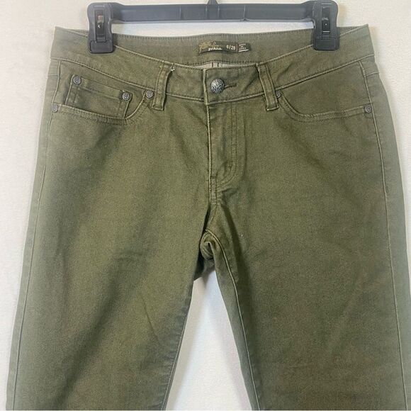 Prana Green Kara Jeans Size 6 - Picture 6 of 13